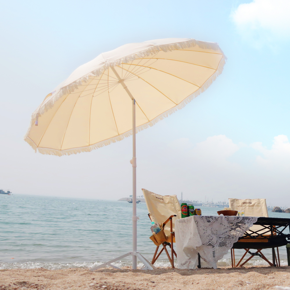 피크닉파라솔세트 감성 캠핑 비치 각도조절 휴대용 해변